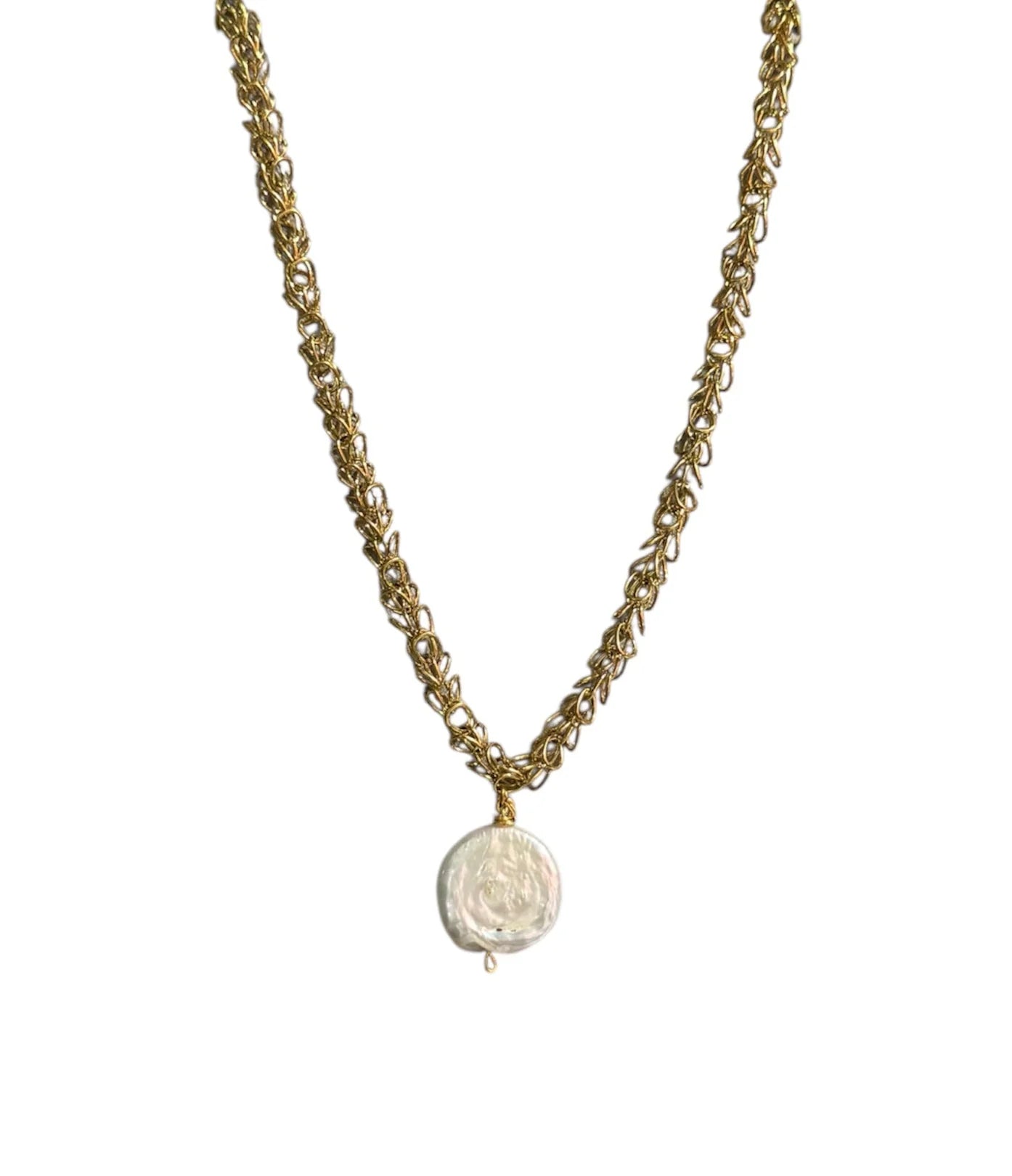 Collar Barroca Perla Natural | Joyería Artesanal Solène