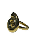 Anillo Caracol/Oro laminado