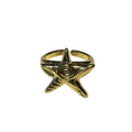 Anillo Estrella/Oro laminado
